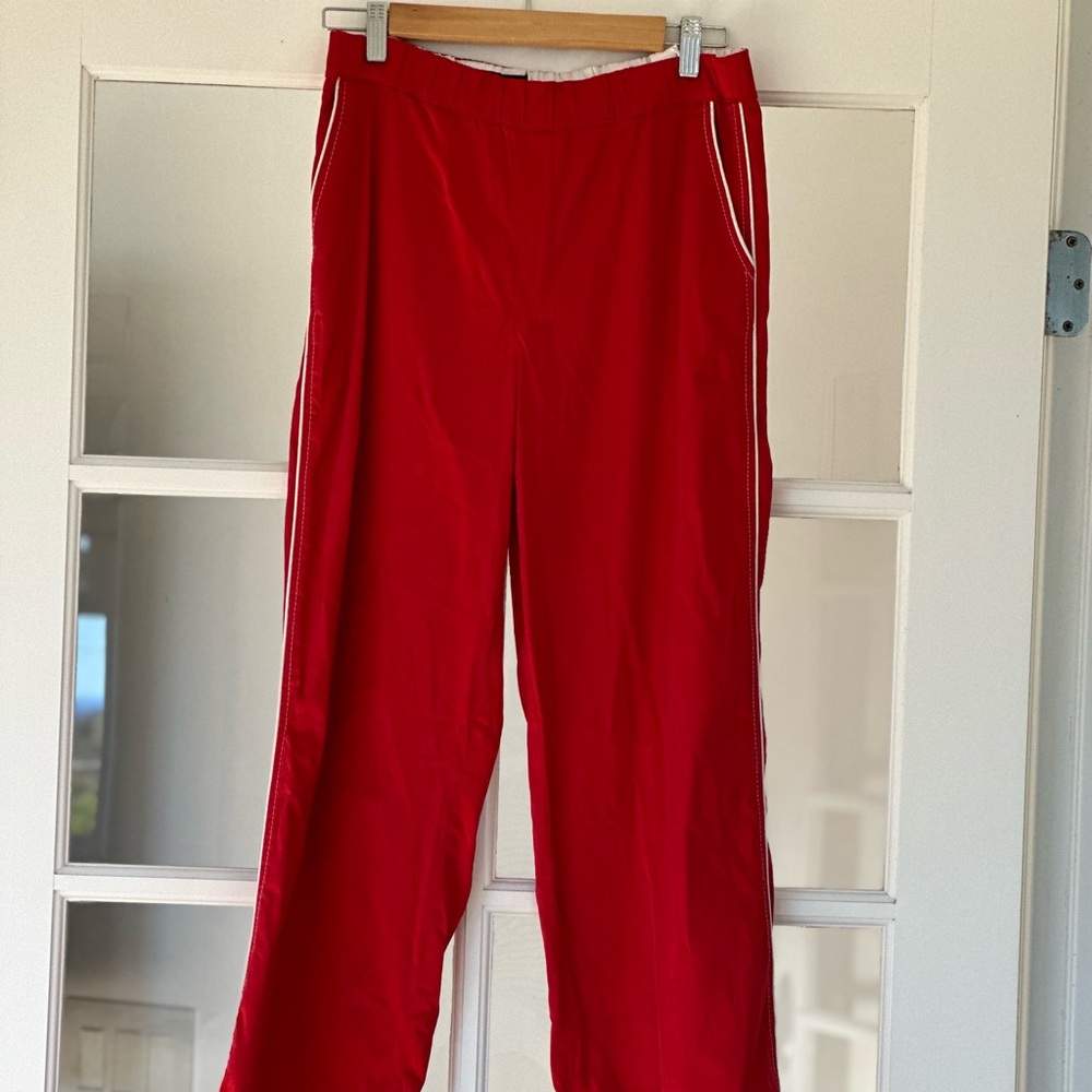 Zara Red Track Pants